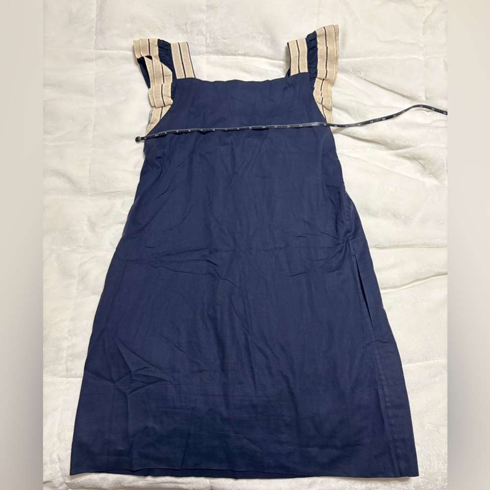 Marc Jacobs navy mini dress flutter sleeve size small